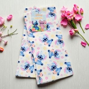 Set of 2 Lilo and Stitch Easter Egg and Flowers Kitchen Towels
